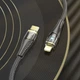 Кабель Hoco U121 з індикатором Type-C to Lightning PD 27W 1.2m black - зображення 5