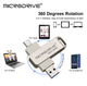 Флешка 2в1 MicroDrive 128 GB Type-C USB 3.0 для телефона и компьютера Silver Top - изображение 3