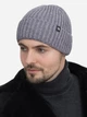 Шапка мужская VILSS Хантер ML8631 Серый Меланж - изображение 1