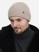 Шапка мужская VILSS Челси 15-1465-MN-11 56-60 Бежевая - изображение 1
