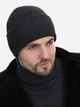Шапка мужская VILSS Челсі ML12886 56-60 Антрацит - изображение 1