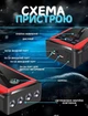 Автомобильное пуско-зарядное устройство Бустер Jump Starter J17 |28000mAh, 2USB+1Type-C| Черно-красный - изображение 8