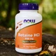 Бетаин гидрохлорид NOW Betaine HCL 648mg 120caps натуральная добавка - изображение 1
