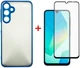 Комплект чехол для смартфона + стекло DENGOS Matte для Samsung Galaxy A16 5G Blue (DG-KM-118) - изображение 1