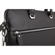 Сумка для ноутбука и документов кожаная черная Tiding Bag 9157 с 2 ручками - изображение 6