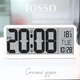 Часы настольные электронные LCD Losso Premium LARGE c термометром (белые), будильник - изображение 3