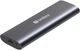 Kieszeń zewnętrzna Sandberg do SSD M.2 (NVMe) M-Key USB Type-C 3.2 Grey (5705730136399) - obraz 1