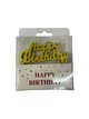Свічки в торт літери Happy Birthday золоті - зображення 3
