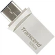 Флеш память USB Transcend JetFlash 890 128GB USB 3.1 Gen1 + Type-C Silver (TS128GJF890S) - изображение 2