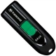 Флеш память USB Transcend JetFlash 790C 64GB USB Type-C Black/Green (TS64GJF790C) - изображение 1
