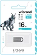 Флеш память USB Wibrand Lynx 16GB USB 2.0 Silver (WI2.0/LY16M2S) - изображение 2