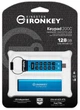 Флеш память USB Kingston IronKey Keypad 200 128GB USB Type-C Blue (IKKP200C/128GB) - изображение 11
