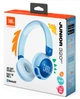 Навушники JBL JR320BT Blue Bluetooth 5.3 ANC Синій, Блакитний - зображення 5