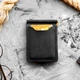 Зажим для денег на кнопке черный мужской Chill Black - изображение 6