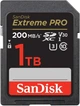 Карта пам'яті Sandisk 1TB SD C10 UHS-I U3 R200/W140MB/s Extreme Pro V30 (SDSDXXD-1T00-GN4IN) - зображення 1