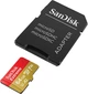 Карта пам'яті Sandisk 64GB microSD C10 UHS-I U3 R170/W80MB/s Extreme V30 + SD (SDSQXAH-064G-GN6MA) - зображення 2