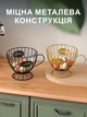 Настольный органайзер подставка Чашка для капсул кофе конфет фруктов металлический Черный (CCA-002) - изображение 7