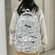 Рюкзак Lesko 601928 White 20L с надписями и рисунками подростковый белый - изображение 5