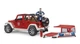 Игровой набор Bruder Пожарная машина Jeep Wrangler Unlimited Rubicon с фигуркой пожарного 1:16, 02528 - изображение 5