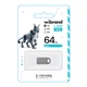 Флешка usb wibrand 64gb lynx срібло - зображення 1