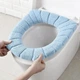 Теплый чехол на сиденье унитаза WarmSeat, голубой - изображение 4