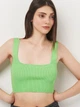 Футболка женская Zara 3519/345 M Зеленая (03519034526037) - изображение 4