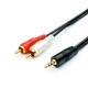 Аудио кабель мультимедийный AUX Jack 3.5 mm M to 2x RCA 1.5 m - изображение 1