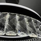 Світильник світлодіодний підвісний LUMINARIA CARINA 90W R BLACK/CLEAR з пультом ДУ - изображение 8