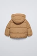 Дитяча зимова куртка для дівчинки Zara 5644/724 86 см Бежевий - зображення 2