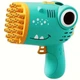 Детский автоматический пистолет пулемет для мыльных пузырей TOPA Bubble Blaster Бирюзовый - изображение 1