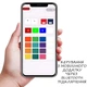 Ночник проектор северного сияния КУБ TOPA с пультом 16 цветов свечения RGB - изображение 6