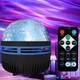 Проектор Звездного неба Ночник светильник RGB Q6 Magic Ball Северное Сияние Гирлянда + Пульт управления - изображение 1