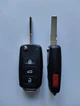 Корпус ключа Seat Skoda Volkswagen 3 кнопки + 1 кнопка (22-15) - зображення 2