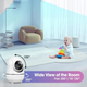 Видеоняня Baby Monitor SM651V с камерой, ночным видением, двусторонней аудиосвязью и датчиком температуры +ЖК дисплей - изображение 4