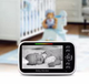 Видеоняня Baby Monitor SM651V с камерой, ночным видением, двусторонней аудиосвязью и датчиком температуры +ЖК дисплей - изображение 9