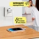Швидка зарядка Baseus Charger PD 20W з кабелем для Iphone, Apple. Cube PD білий - зображення 2