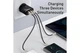 Зарядний пристрій 3USB Baseus Charger 30W для Iphone, Apple, Samsung, Xiaomi PD type-C. Cube чорний - зображення 7