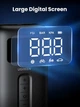 Автокомпресор UGREEN Portable Tire Inflator CD259, портативний насос для шин, чорний - зображення 6