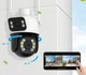 Камера видеонаблюдения A28 9532 с ночным видением и Wi-Fi White - изображение 4