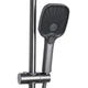 Душова система Qtap Gemini QTGEM111GMB45688 Gunmetal Black PVD графіт (з виливом) - зображення 3