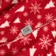 Плед ARDESTO Fleece "Заснеженные елки" 130x160 см 100% полиэстер Красный (ART0715PB) - изображение 5