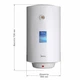 Водонагреватель Midea D50-15F1(D), 1,5 кВт, 50 литров, накопительный, вертикальний монтаж, цилиндрический, 1 сухой ТЭН, механическое управление - изображение 3