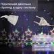 Гірлянда світлодіодна GarlandoPro 1733065ML Зірки та сніжинки Штора 3х0,9 м 10 фігур 8 режимів Мультиколор (127-107-1733065ML) - зображення 6