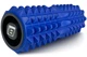 Масажний ролик EasyFit Grid Roller 33 см v.1.2 із заглушками з обох сторін (синій) - зображення 1