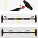 Турник раздвижной Cornix Pro 67-100 см Black/Red (XR-0283) - изображение 4