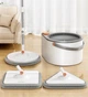 Набор швабра и ведро с отжимом Joybos Spin Mop S01, 3 насадки, по 2 мопа в комплекте - изображение 3