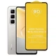 Захисне скло TDG 9D для Infinix Hot 50 (X6882) повне проклеювання чорний - зображення 1