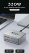Зарядний пристрій Asometech 330W 10в1 4хType-C|6xUSB - зображення 2