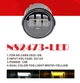Противотуманные фары ПТФ туманки DLAA на Infiniti Q60 08-13 V36 NS-2473-LED біл/жовт Инфинити Ку60 V121623 - изображение 2