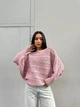 Жіночий легкий светр рожевого кольору 30284 One Size - зображення 3